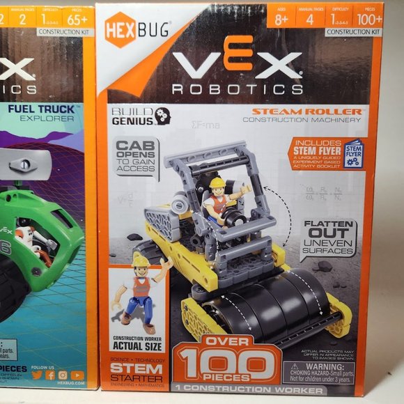 VEX Robotics Fuel Truck Stream Roller HEXBUG Bundle Robot Engineer Christmas - Picture 4 of 7